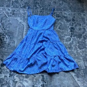 NWT!!! Princess Poly, blue and white floral dress, size 0